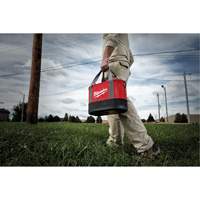 Aerial Utility Oval Bag, Ballistic Nylon, 14 Pockets, Black/Red TER018 | Brunswick Fyr & Safety