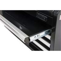 Industrial Tool Chest, 26" W, 4 Drawers, Black Brunswick Fyr & Safety