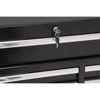 Industrial Tool Cart, 11 Drawers, 41" W x 18-3/4" D x 39-1/3" H, Black Brunswick Fyr & Safety