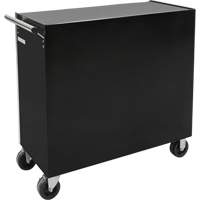 Industrial Tool Cart, 11 Drawers, 41" W x 18-3/4" D x 39-1/3" H, Black Brunswick Fyr & Safety