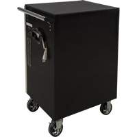 Chariot &agrave; outils &agrave; usage intensif, 7 tiroirs, 28" la x 22" p x 42-3/8" h, Noir Brunswick Fyr & Safety