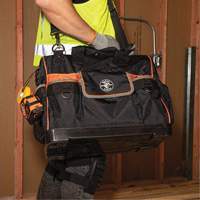 Sac &agrave; outils avec grande ouverture Tradesman Pro, Nylon balistique, 42 pochettes, Noir Brunswick Fyr & Safety