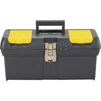 2000 Series Tool Box with Tray, 16" W x 7-1/10" D x 8-1/10" H, Black/Yellow TER077 | Brunswick Fyr & Safety