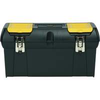 2000 Series Tool Box with Tray, 24" W x 11-1/4" D x 11" H, Black/Yellow TER081 | Brunswick Fyr & Safety