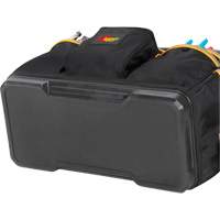 Molded Base Contractor's Closed-Top Tool Bag, Ballistic Polyester, 29 Pockets, Black/Blue Brunswick Fyr & Safety