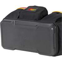 Molded Base Open-Top Tool Box, Ballistic Polyester, 17 Pockets, Black/Blue Brunswick Fyr & Safety