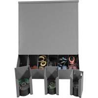 Distributeur aliment&eacute; par gravit&eacute; avec couvercle Brunswick Fyr & Safety