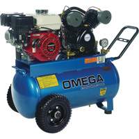 Contractor Series Air Compressors, Gas, 16.6 Gal. (20 US Gal), 125 PSI Brunswick Fyr & Safety