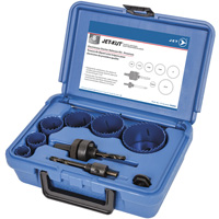 Premium Electrician's Holesaw Kit, 8 Pieces Brunswick Fyr & Safety