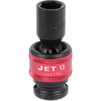Universal Socket, Impact, 13 mm, 1/2" Drive, 6 Points Brunswick Fyr & Safety