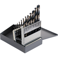 Drill Sets, 15 Pieces, High Speed Steel Brunswick Fyr & Safety