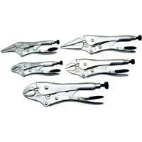 LPS-5 Super Heavy-Duty Locking Pliers Se, 5 Pieces Brunswick Fyr & Safety