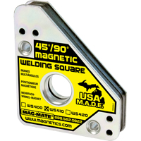 Magnetic Welding Squares, 3-3/4" L x 3/4" W x 4-3/8" H, 75 lbs. Brunswick Fyr & Safety
