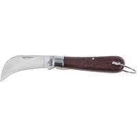 Pocket Knife with Hawkbill Slitting Blade, 2-5/8" Blade, Carbon Steel Blade, Plastic Handle Brunswick Fyr & Safety