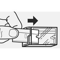 Lame pour grattoir &agrave; verre, Lame Acier &agrave; haute teneur en carbone Brunswick Fyr & Safety