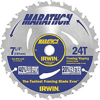 Lames de scie pour entrepreneur - Lames de scie Marathon, 7-1/4", 24 dents Brunswick Fyr & Safety