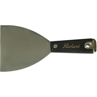 Putty Knife Flexible Steel, 4", Carbon Steel Blade Brunswick Fyr & Safety