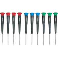 Mini Screwdriver Sets, 10 Pcs. Brunswick Fyr & Safety