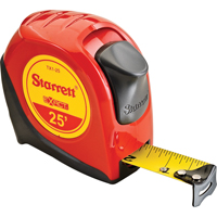 Ruban &agrave; mesurer pour ing&eacute;nieur, 1" x 25', Marques de goujon 1/16" Brunswick Fyr & Safety