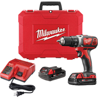 M18 Compact Drill/Driver Kit, Lithium-Ion, 18 V, 1/2" Chuck, 500 in-lbs Torque Brunswick Fyr & Safety