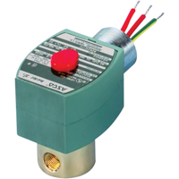 &eacute;lectrovannes 2 voies &agrave; action directe, Tuyau de 1/8", 140 PSI Brunswick Fyr & Safety