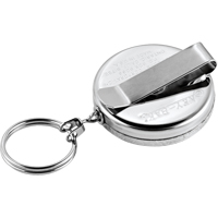 Porte-cl&eacute;s &agrave; d&eacute;vidoir The Original, Chrome, C&acirc;ble 24", Fixation Agrafe de ceinture Brunswick Fyr & Safety