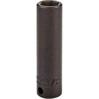 Socket, Impact, 1/2", 3/8" Drive, 6 Points, Deep Brunswick Fyr & Safety