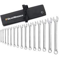 12-Point Long Pattern Wrench Set with Tool Roll, Combination, 15 Pieces, Imperial Brunswick Fyr & Safety