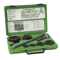 Knockout Kit with Ratchet and SlugBuster<sup>®</sup> Punches TP045 | Brunswick Fyr & Safety