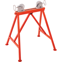 Adjustable Stand with Steel Roller #AR99, 36" Max. Pipe Capacity, 2500 lbs. Max. Weight Capacity Brunswick Fyr & Safety