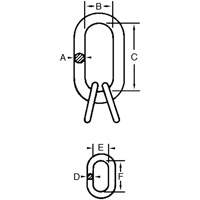Cam-Alloy&reg; Master Link Brunswick Fyr & Safety