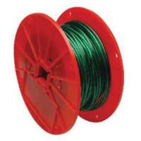 Wire Cable, 250' (76.2 m) x 1/16", 28 lbs. (0.014 tons), Vinyl Coated TQB484 | Brunswick Fyr & Safety