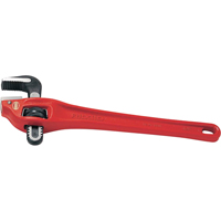 Heavy-Duty Offset Pipe Wrench #14, 2" Jaw Capacity, 14" Long, Powder Coated Finish Brunswick Fyr & Safety