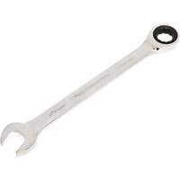 72-Tooth Ratcheting Combination Wrench, 12 Point, 30 mm, Chrome/Polished Finish Brunswick Fyr & Safety