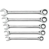 72-Tooth 12 Point Ratcheting Wrench Set, Combination, 5 Pieces, Metric Brunswick Fyr & Safety