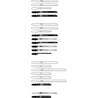 Jigsaw Blade, Bi-Metal, T-Shank, 4" L, 6 TPI Brunswick Fyr & Safety