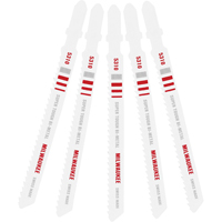 Jigsaw Blade, Bi-Metal, T-Shank, 4" L, 10 TPI Brunswick Fyr & Safety