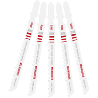 Jigsaw Blade, Bi-Metal, T-Shank, 4" L, 6 TPI Brunswick Fyr & Safety