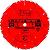 Lames de scie industrielle TCS - finition et coupe en travers, 15", 108 dents, Pour Bois Brunswick Fyr & Safety