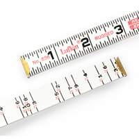 R&egrave;gle de maçon Red End, 6' lo, Bois, Graduations de 1/16" Brunswick Fyr & Safety