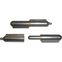 2-Piece Weld-On Hinges, 1-1/8" Dia. x 10" L, Mild Steel w/Fixed Steel Pin TTT535 | Brunswick Fyr & Safety