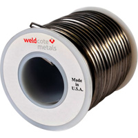 Common Solder, Lead-Free, 95% Tin 5% Antimony, Solid Core, 0.09375" Dia. Brunswick Fyr & Safety