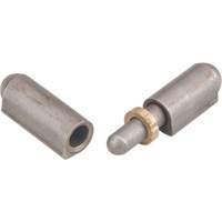 Weld-On Hinge, 0.315" Dia. x 1.575" L, Mild Steel w/Fixed Steel Pin TTV433 | Brunswick Fyr & Safety