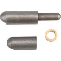 Weld-On Hinge, 0.315" Dia. x 1.969" L, Mild Steel w/Fixed Steel Pin TTV434 | Brunswick Fyr & Safety