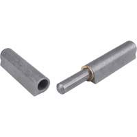 Weld-On Hinge, 1.102" Dia. x 10.236" L, Mild Steel w/Fixed Steel Pin TTV445 | Brunswick Fyr & Safety
