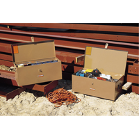 Hand Held Tool Box, 28" x 12" x 12", Steel, Tan TTW226 | Brunswick Fyr & Safety