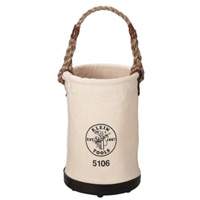 Seau &agrave; paroi droite, 14" h, Toile, Beige Brunswick Fyr & Safety