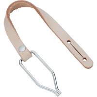 Handline with Thong Clip, Leather, Beige Brunswick Fyr & Safety