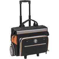 Sac &agrave; outils roulant Tradesman Pro, Polyester balistique, 24 pochettes, Noir/Orange Brunswick Fyr & Safety