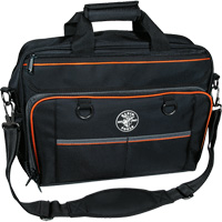 Tradesman Pro Tech Bag with Laptop Pocket, Polyester, 22 Pockets, Black/Orange Brunswick Fyr & Safety